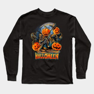 Angel of Death Halloween Jack-o-lanterns Long Sleeve T-Shirt